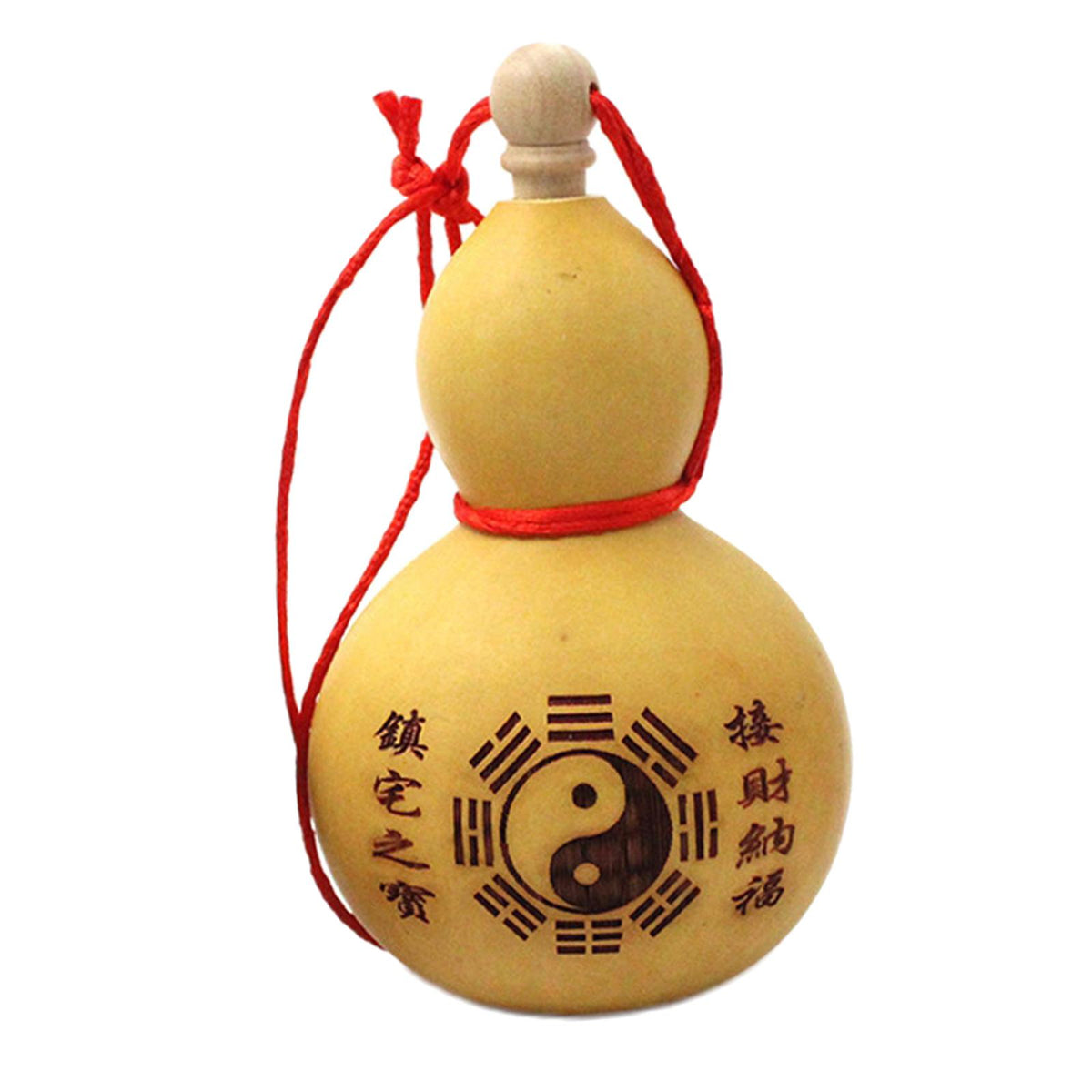 Maxbell Jug with Tassel Rope Gourd Hip Bottle for Outdoor Daily Use