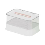 Maxbell Automatic Lifting Facial Tissue Box Transparent for Bedrooms Countertops