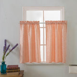 Max Window Voile Sheer Curtain Valance Tiers Pink_74x60cm - Aladdin Shoppers