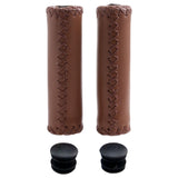 Maxbell 1 Pair Bike Handlebar Grips Tube Shockproof PU Leather for Bike Outdoor