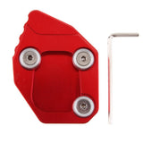 Maxbell Kickstand Side Stand Extension Pad for Honda CBR600RR 2007-2012 Red