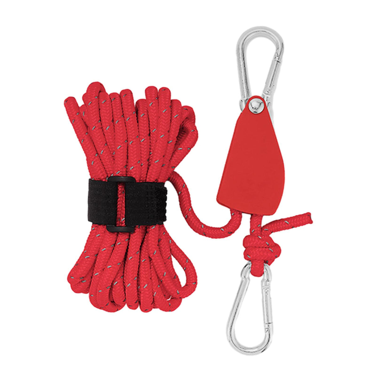 Maxbell Ratchet Pulley Rope Hanger Cord Lanyard for Gardening Camping Backpacking
