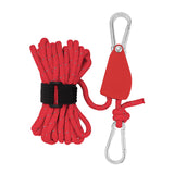 Maxbell Ratchet Pulley Rope Hanger Cord Lanyard for Gardening Camping Backpacking