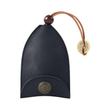 Maxbell Multifunction Car Key Holder PU Leather Pendant for Business Men Women Black