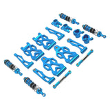 Maxbell 1/16 RC Car Upgraded Metal Parts Front Lower Swing Arms for Q141 16103 Q117C Blue