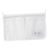 Maxbell Fridge Storage Mesh Bag Hanging with Hook Multi Function for Wall Doors White