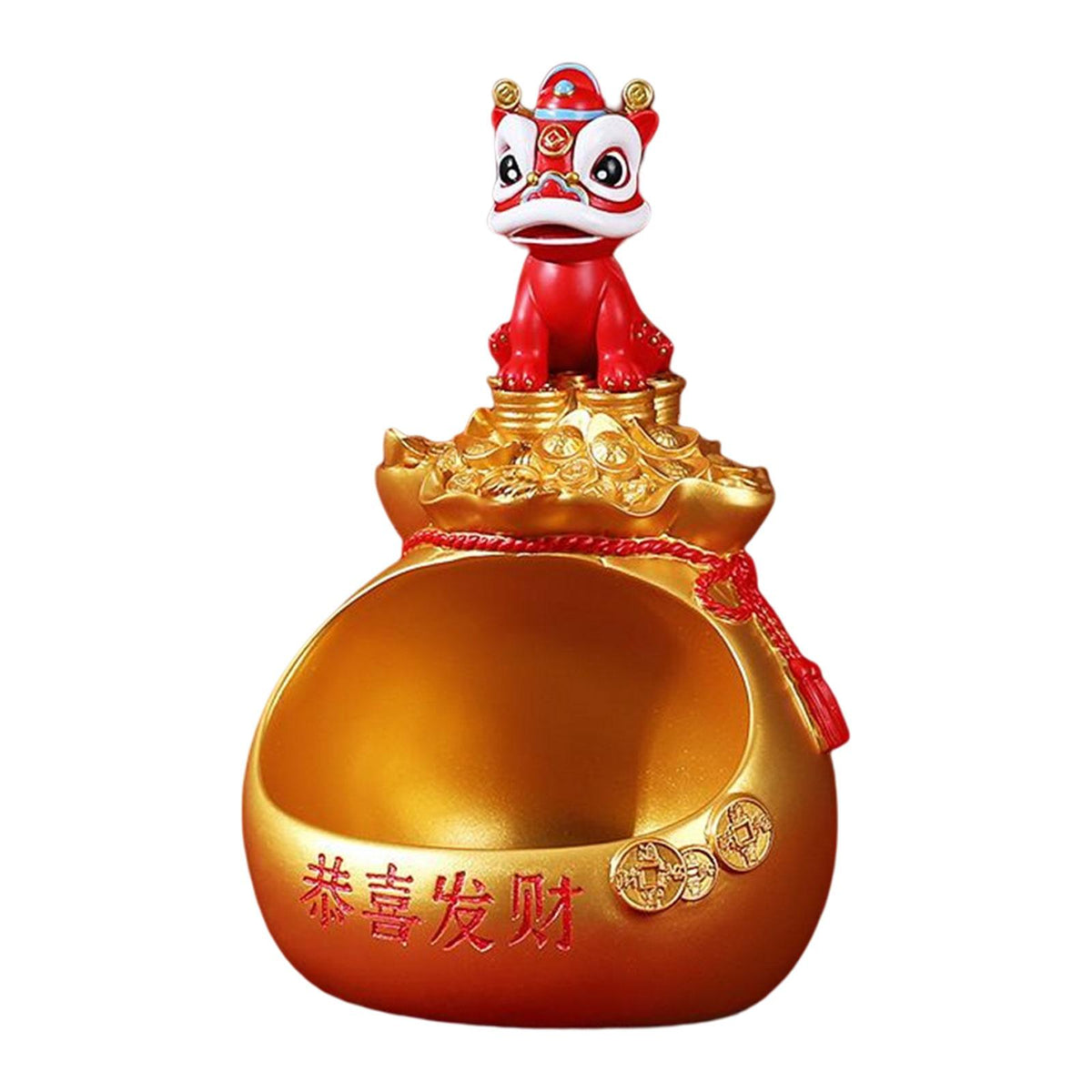 Maxbell Multipurpose Animal Statue Figurine Sculpture for Desktop Entrance Decor Aureate