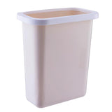 Max Kitchen Hanging Trash Cans Cabinet Hanging Plastic Waste Bins Bathroom Beige