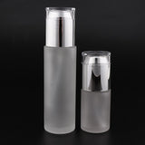 Max 2 Pieces Glass spray Bottles Refillable Cosmetic Container 30ml/80ml Silve - Aladdin Shoppers
