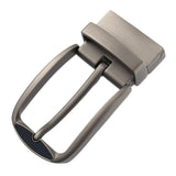 Maxbell Metal Belt Buckle Classic Single Prong for 33mm-34mm Belt Pin Belt Buckle Matte Silver