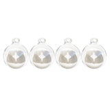 Maxbell Colorful Glass Balls DIY Charms Pendant Round Ball Crafts Ornaments 25mm
