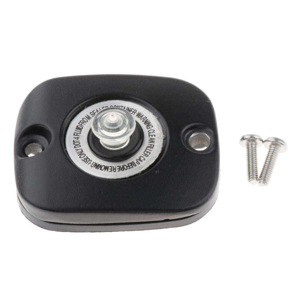 Maxbell Black Front Brake Master Cylinder Lid Cover for Harley Touring Models 96-07