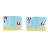 Max 2Pcs Cute Miniature Fairy Garden Ornaments Decor DIY Town Impression B