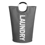 Maxbell Large Laundry Basket 115L Waterproof Laundry Bin for Bedroom Closet College dark gray