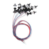 Max 10x Model Miniature Street Lights HO Scale LEDs Garden Lawn Lights 1:100 C