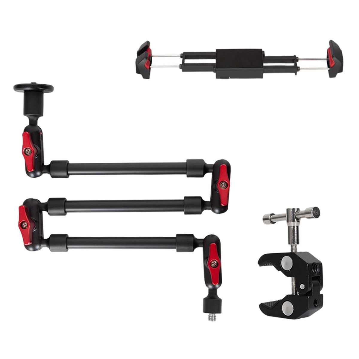 Maxbell Flexible Arm Mounts Articulating Arm for DSLR Camera Studio Live Streaming 3 Section For Tablet