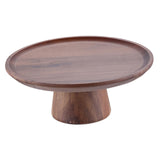 Maxbell Wood Cake Stand Dessert Display Plate Serving Tray for Table Pies Wedding L