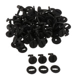Max Maxb 50 Pieces Push Type Car Mat Buckle Carpet Auto Fixed Clamp Rivet Foot Pad
