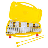 Maxbell Glockenspiel and Two Mallets Perfectly Gift for Children Toddlers Kids Silver