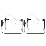 Maxbell 2Piece Walkie Talkie Earpiece Headset For Motorola with Microphone Security