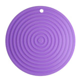 Max Silicone Pot Holders Trivets Mat Heat Resistant Trivet Pots Pans purple