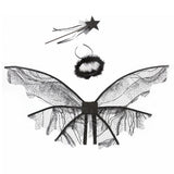 Maxbell Fairy Wing Costume Fancy Dress Birthday Party Child Cherub Prop Bat Wing 1 Set