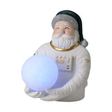 Maxbell Santa Claus LED Light Statue Table Lamp Lighting for Office Bedside Party Green