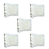 Maxbell 5 pieces Artificial Flower Wall Wedding Venue Background Floral Decor Cream