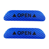Maxbell 2Pieces Car Door Stickers Reflector Replacement Blue