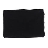 Maxbell 2 Meters Dyed Cotton Fabrics Quilt Cloths for Sewing Crafting DIY Black