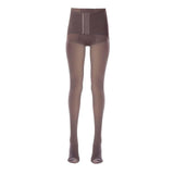 Maxbell Fashion Women Winter Tights Pantyhose Slim Seamless Elasticity Leggings Coffee 260g
