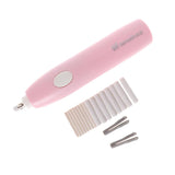Max Electric Eraser Battery Operated Erasers with Refills Artists Supplies pink