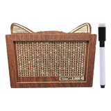 Maxbell Money Box with Counter Retro Wooden Piggy Bank for Teen Children Party Favor Euro 2000