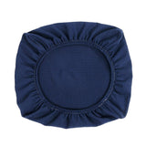Max Jacquard Polyester Stretch Dining Chair Seat Cover Protector Deep Blue_M