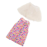 Maxbell Cute Short Skirt & Cape for 18inch Dress Up Accs Rose Red
