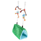 Maxbell Bird Parrot Budgie Nest Warm Suspended Hut Cage Swing Hanging Toy Medium