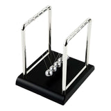 Maxbell Newtons Cradle Balance Balls with Wooden Stand for Desk Office Decoration L