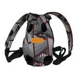 Maxbell Cat Carrier Backpack Chest Bag Legs Out Hands Free Adjustable Shoulder Strap M Black Stripes