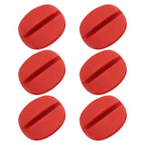 Maxbell 6x Fishing Rod Holder Straps Pole Clips Boat Fishing Fishing Rod Fixed Ball Red