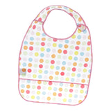 Maxbell Waterproof Adult Mealtime Clothes Protector Bib Dining Aid 42 x 35CM Pink