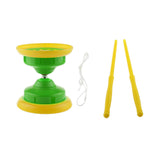 Maxbell Professional 5 Bearing Diabolo Stick & String Juggling Spinning Toys Green