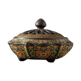 Maxbell Incense Coil Burner Incense Cones Holder Accents Glaze Decorative Censer
