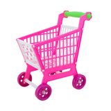 Maxbell Mini Plastic Children Shopping Hand Trolley Cart for Kids Developmental Pretend Role Play Toy Playset