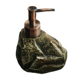 Maxbell Stone Shape Soap Dispenser Bath Accessories Creative for Countertop Hotel B