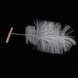 Maxbell Wooden Grips Bottle Brush Bird Water Fountain Cleaning Nylon Bristle Brush