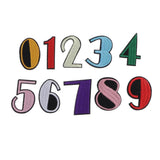 Max 10x 0-9 Numbers Patches Embellishment Sticker Clothes Dress Decor DIY Sewing