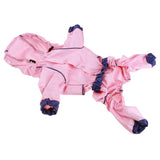 Max Waterproof Outdoor Clothing Unisex Dog Raincoat Jacket Coat  Pink M