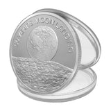 Maxbell 2019 50th Anniversary Moon Landing Commemorative Coin Souvenir Silver