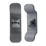 Maxbell Cable Holder Cord Wrapper Cord Organizer for Cables Storage gray 2pcs