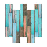 Maxbell Frosted Wooden Texture Sticker Wall Floor Tile Stickers 6 Colors Green
